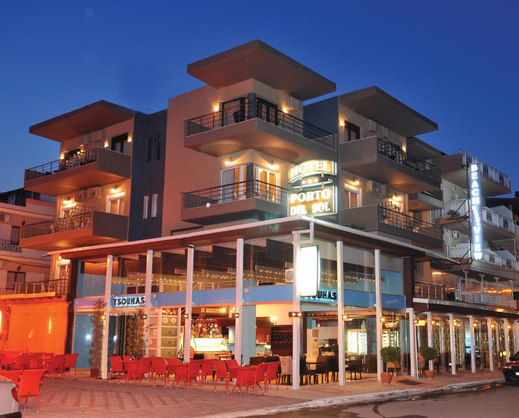 Porto Del Sol Hotel Paralía Esterno foto